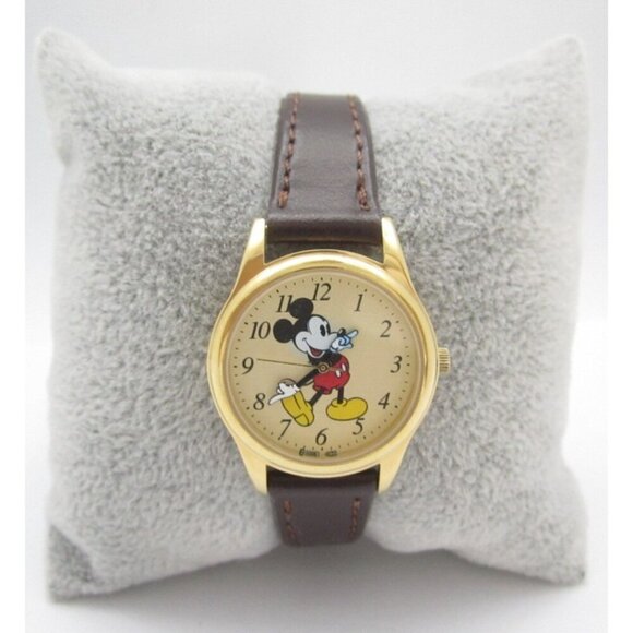 Women Disney Store Mickey Mouse Quartz WR Analog 26mm Watch (H912) "New Battery" - Picture 1 of 9